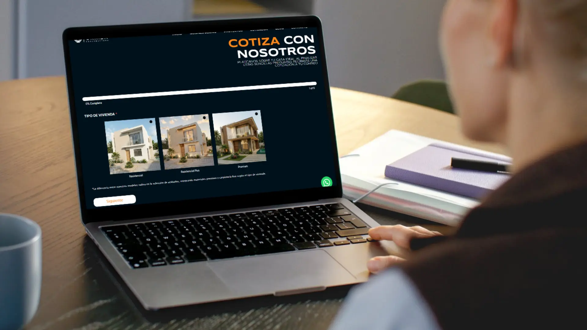 Mockup Cotizador Orrisa
